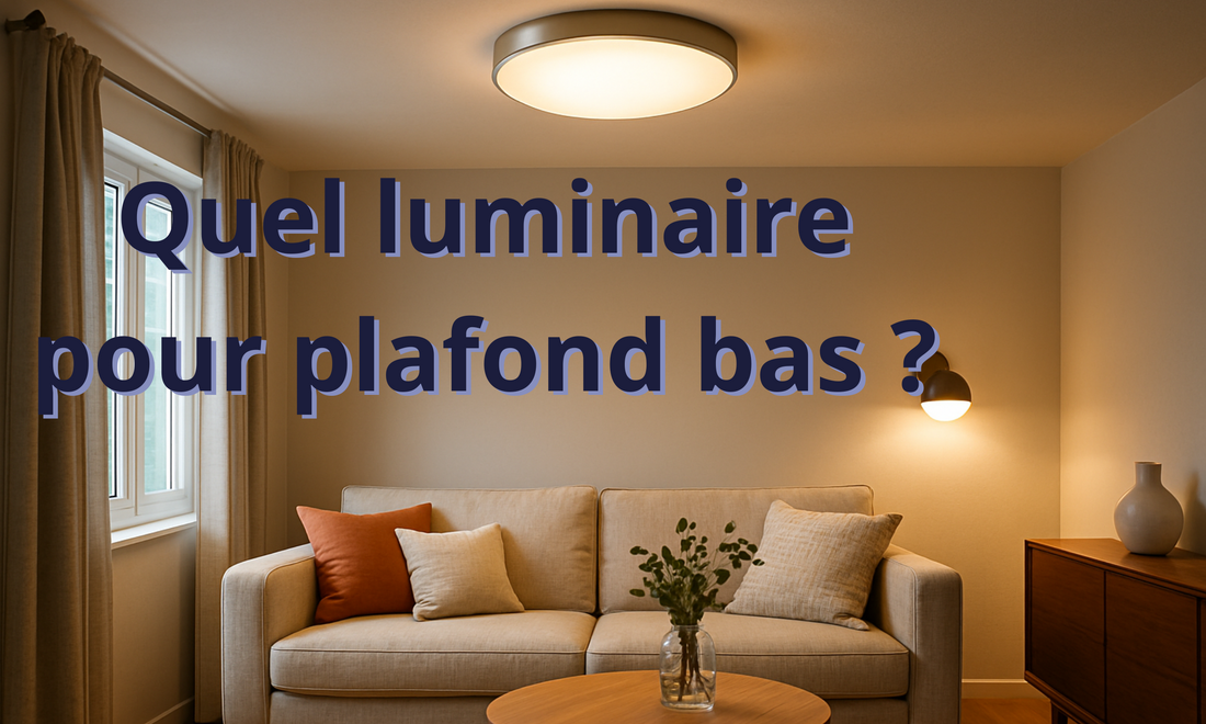 Quel luminaire pour plafond bas ?