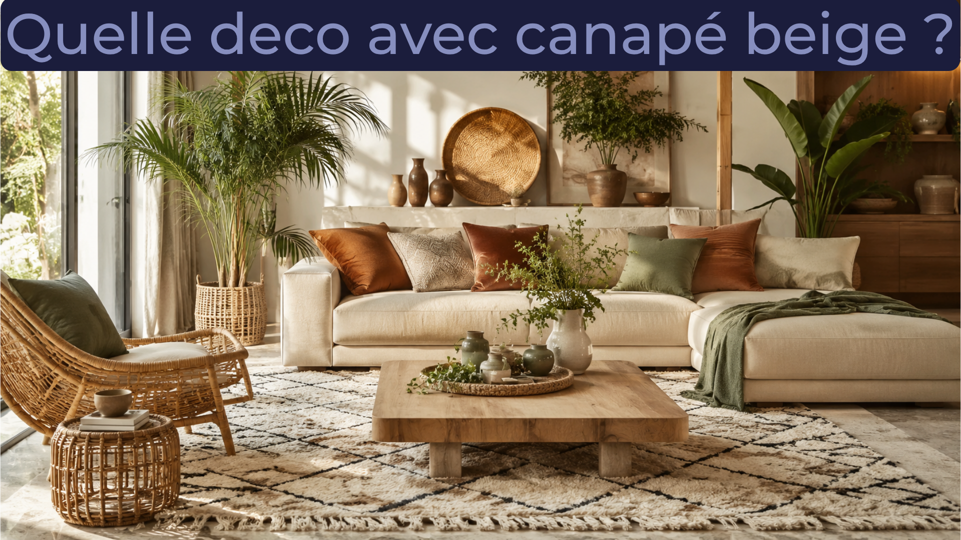 quelle deco avec canape beige