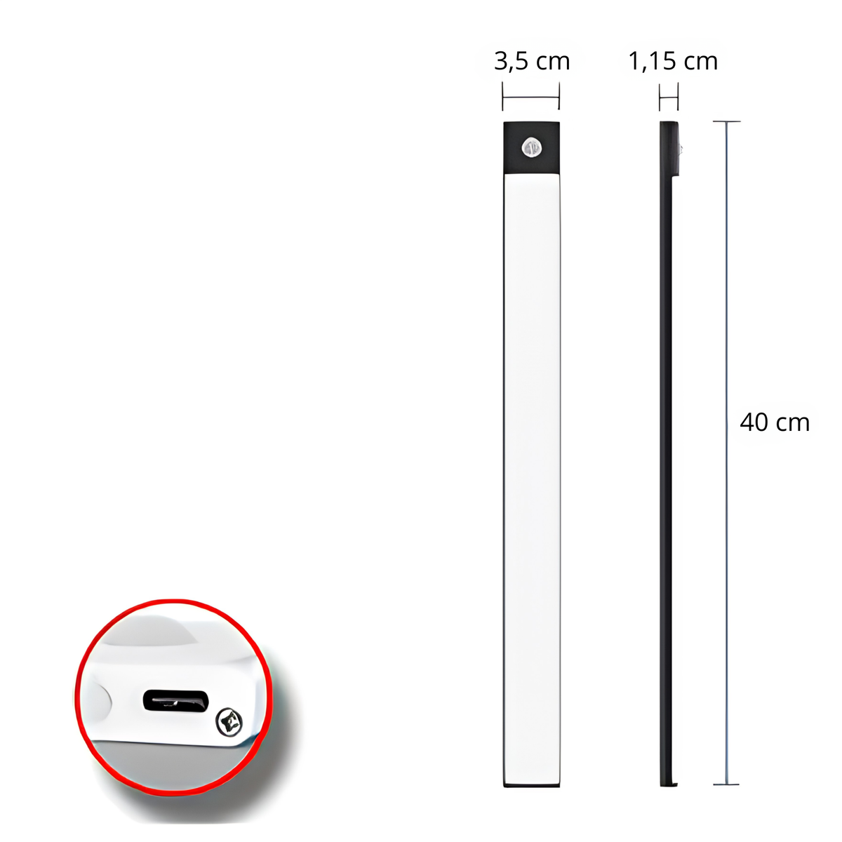 Réglette LED À Détecteur