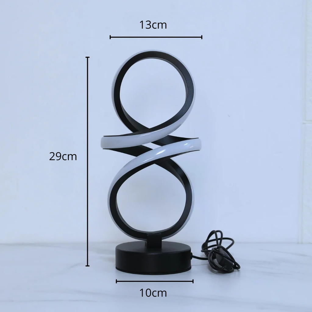 Lampe À Poser LED Torsadée