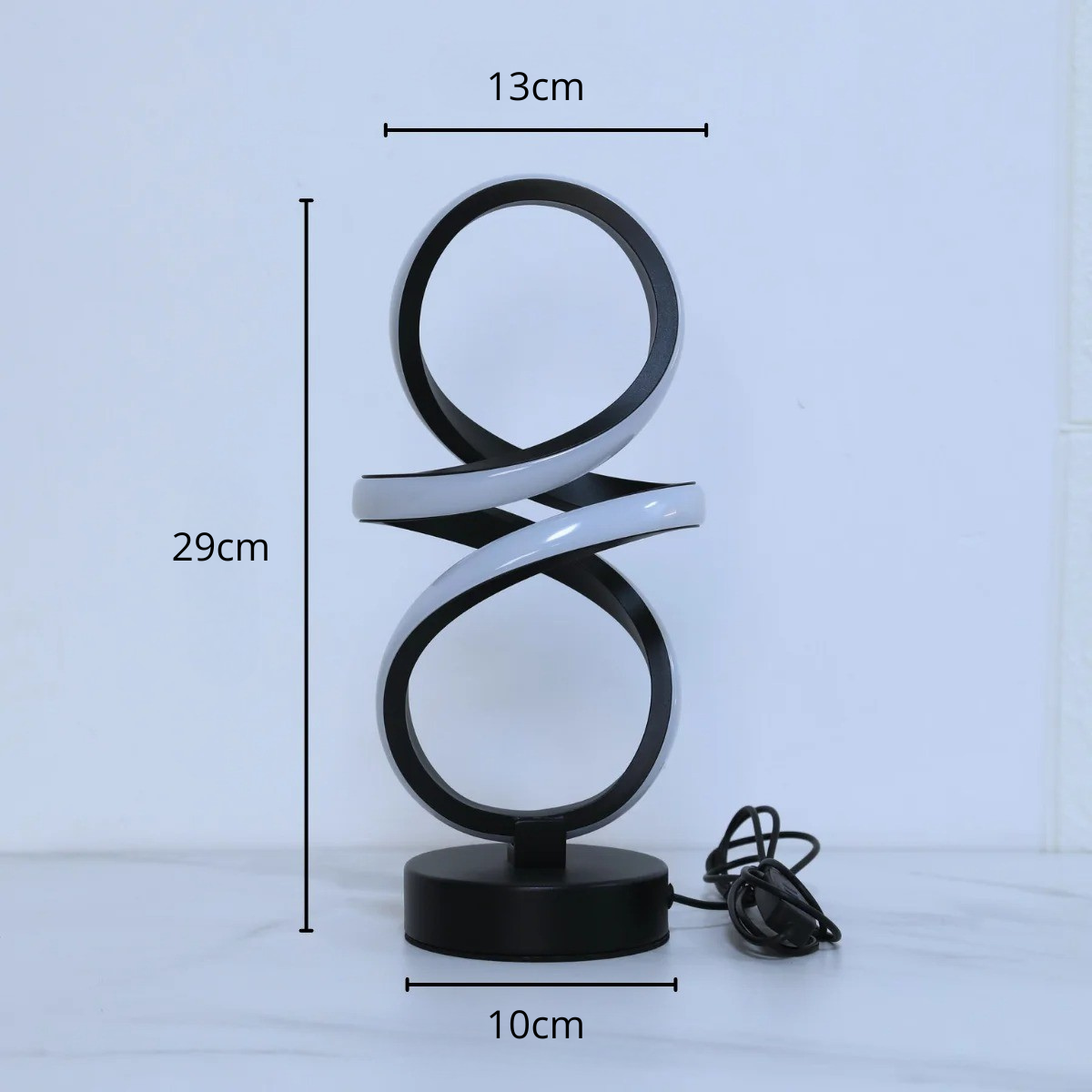 Lampe À Poser LED Torsadée