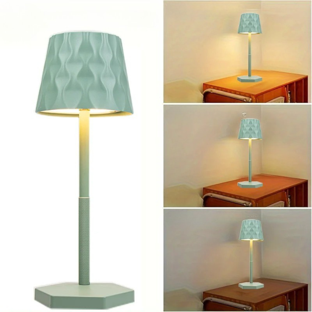 Lampe Sans Fil Cône Facetté