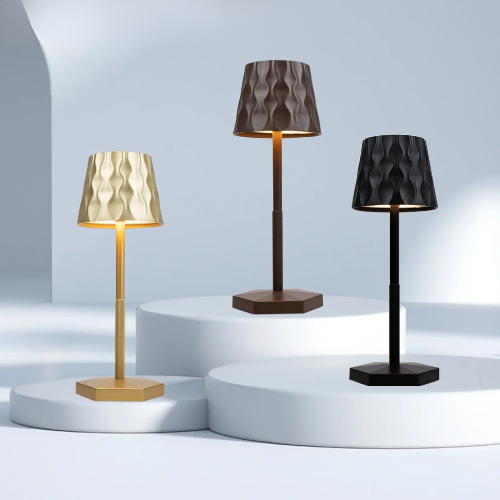 Lampe Sans Fil Cône Facetté