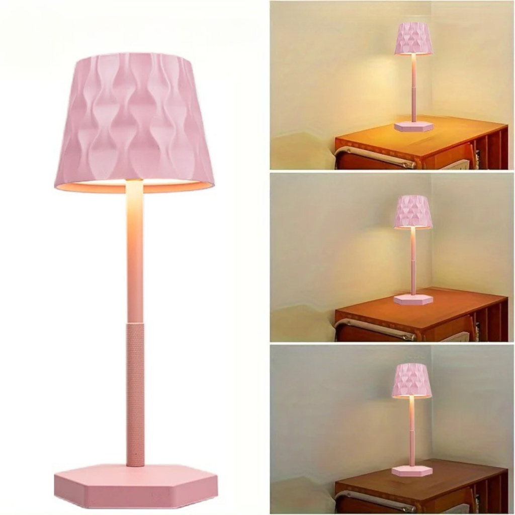 Lampe Sans Fil Cône Facetté