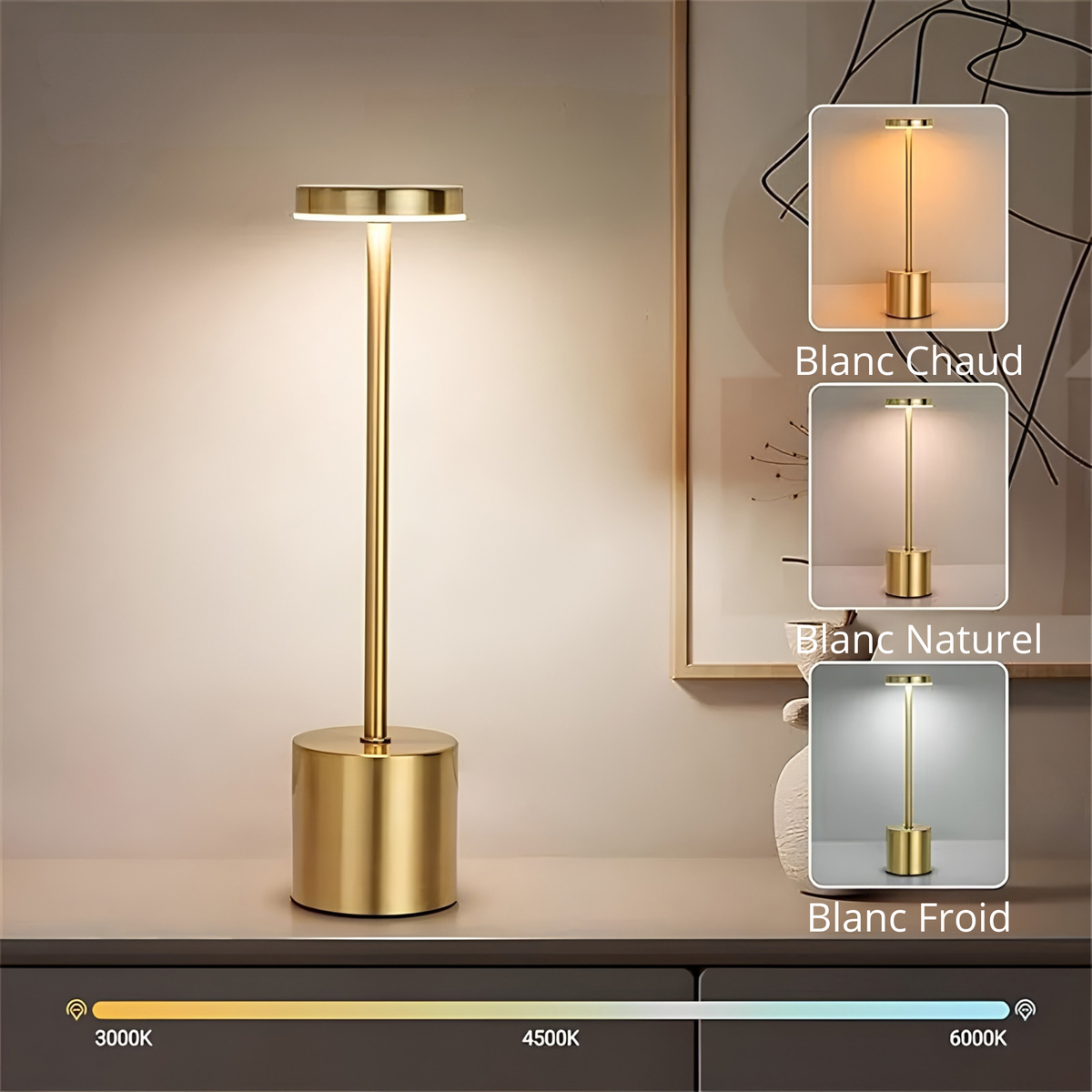 Lampe Sans Fil Élancée