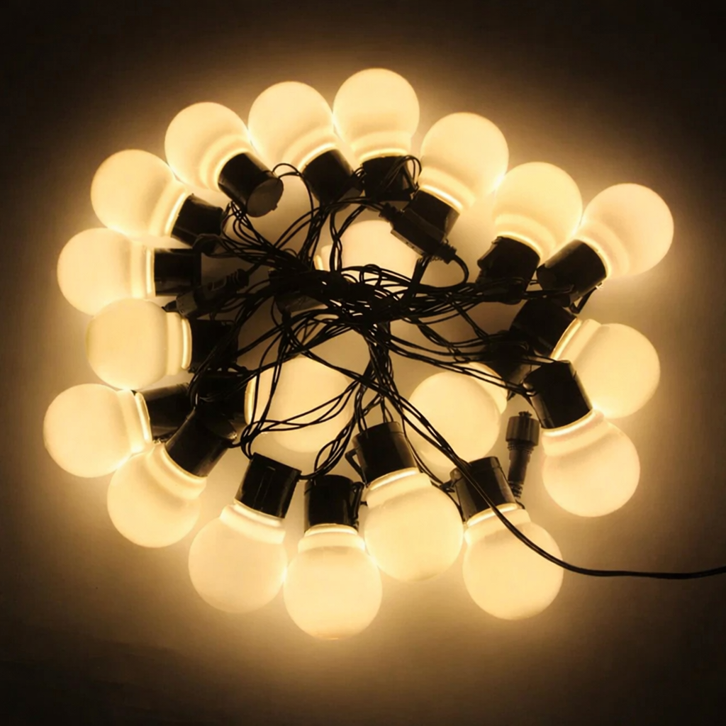 Guirlande Solaire Ampoule Globe