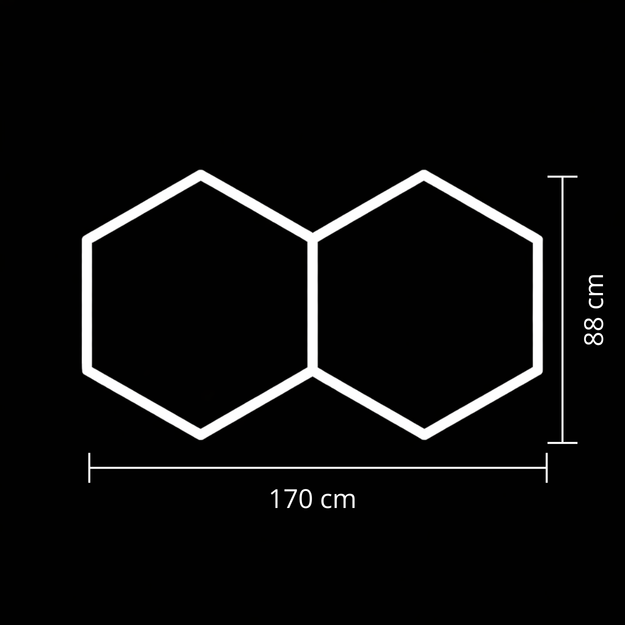 Luminaire LED héxagonal - HX2