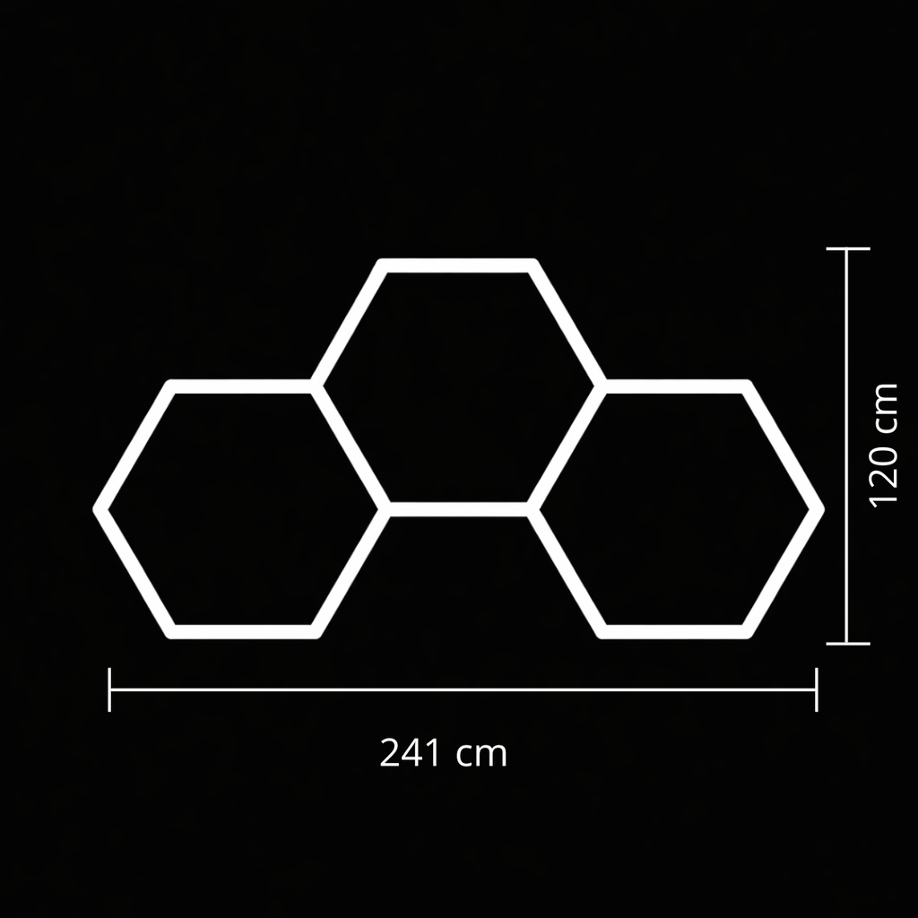 Luminaire LED héxagonal - HX3