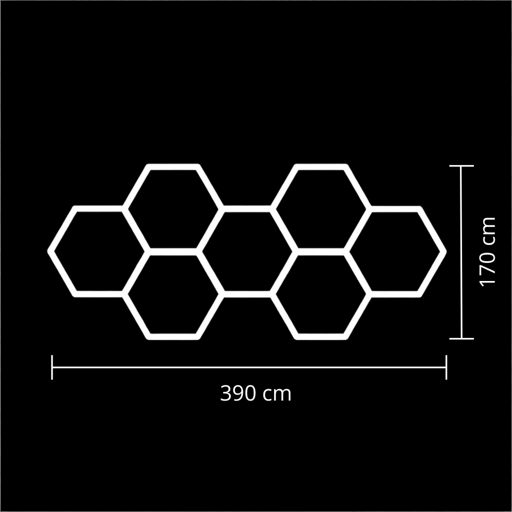 Luminaire LED héxagonal - HX7