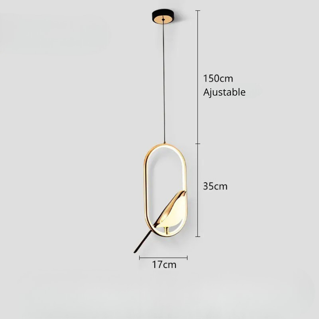 Bird Pendant Light - Oval