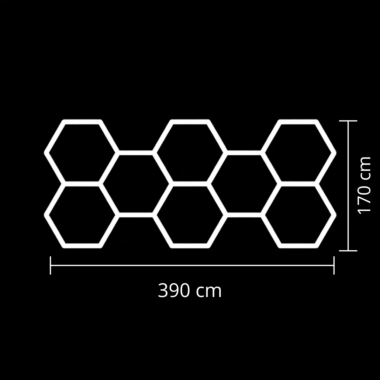 Luminaire LED héxagonal - HX8