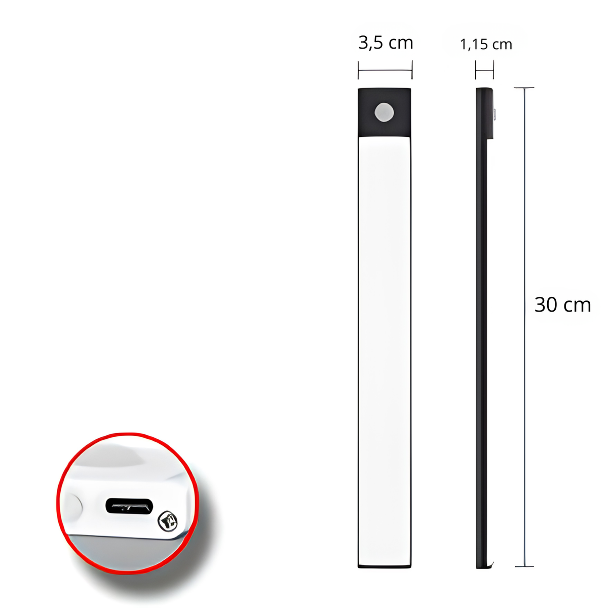 Réglette LED À Détecteur