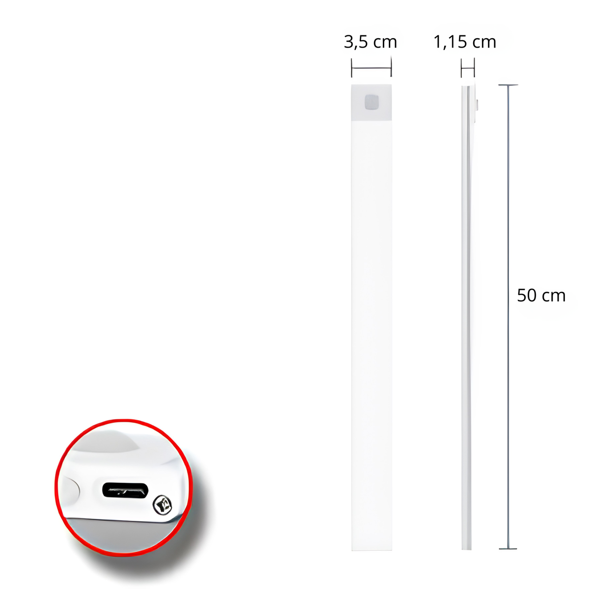 Réglette LED À Détecteur