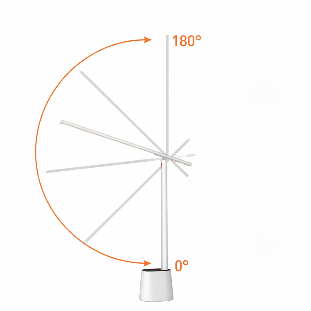 Lampe De Bureau Pliable - Blanc