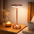 Lampe de Bureau Tactile - Or Rose