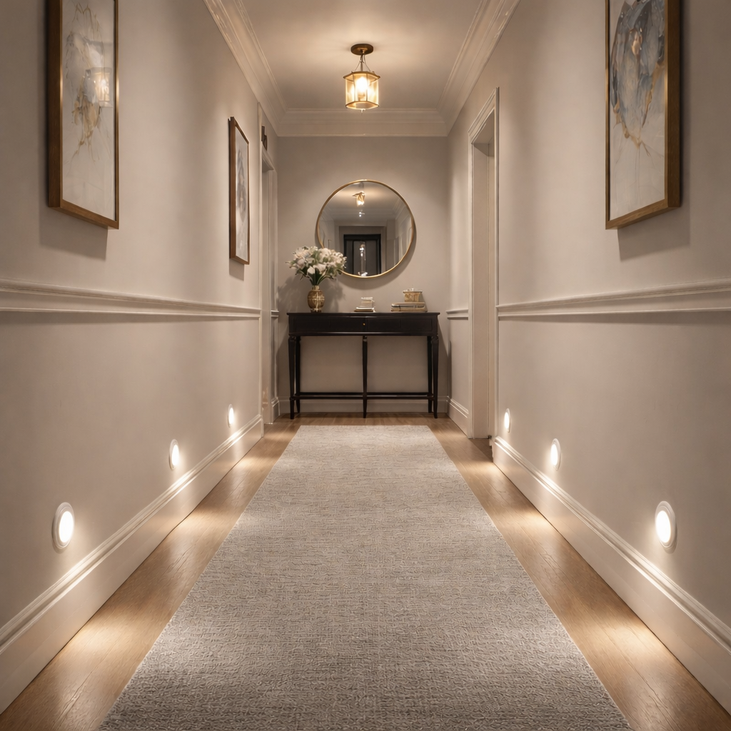 Applique Encastrée Rond 55mm - Blanc