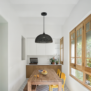 Suspension Luminaire Chanvre - Noir