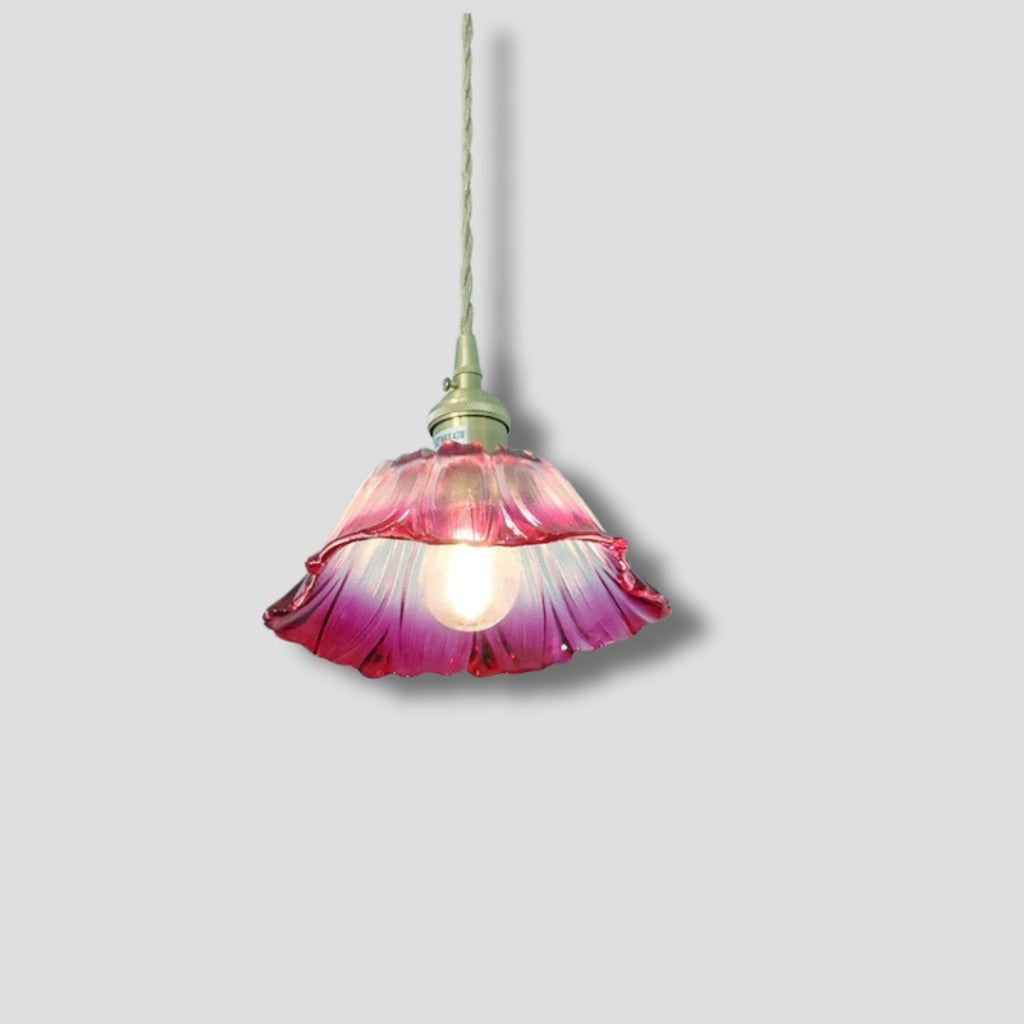Flower Pendant Light - Closed Hanging