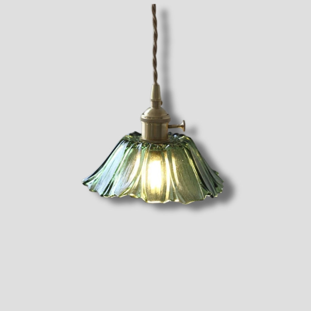 Flower Pendant Light - Closed Hanging