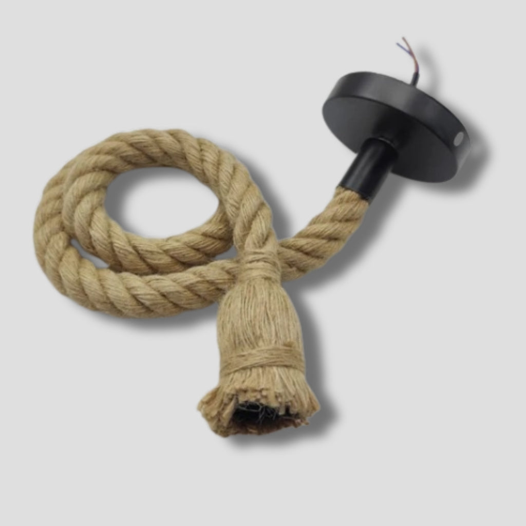 Rope Pendant Light - 4m