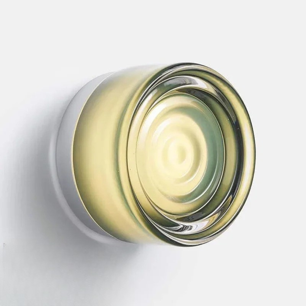 Colored Glass Wall Sconce Light Fixture - Ripple