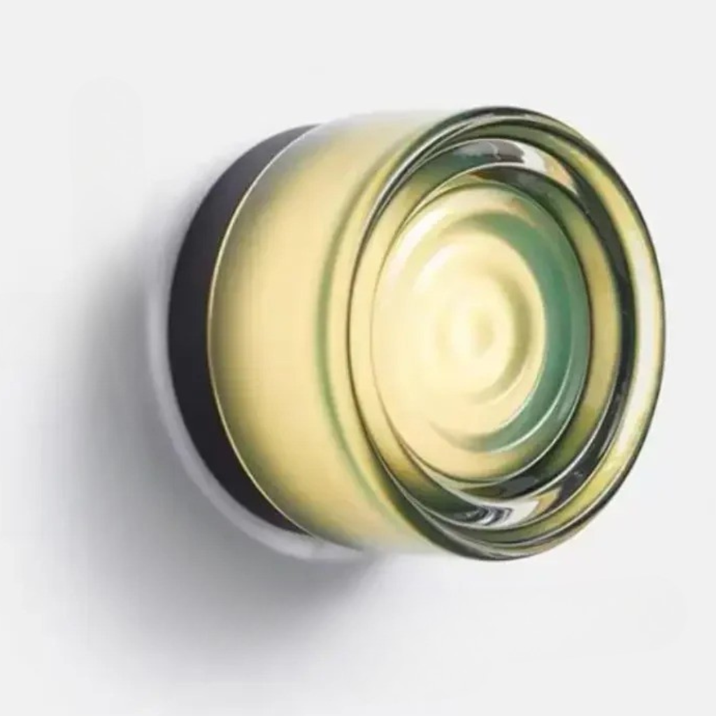 Colored Glass Wall Sconce Light Fixture - Ripple