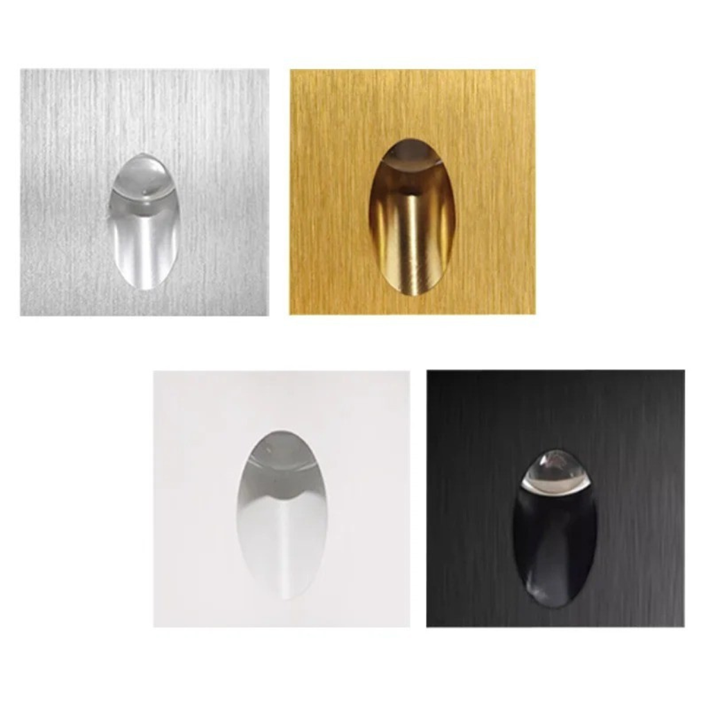 Applique Encastrée Carré 55mm - Argent