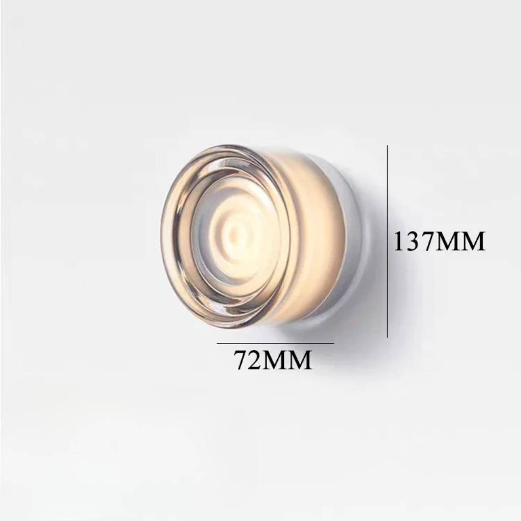 Luminaire Applique Murale Verre Couleures - Ondulation
