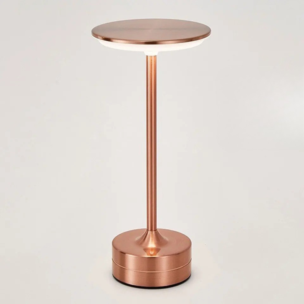 Lampe de Bureau Tactile - Or Rose
