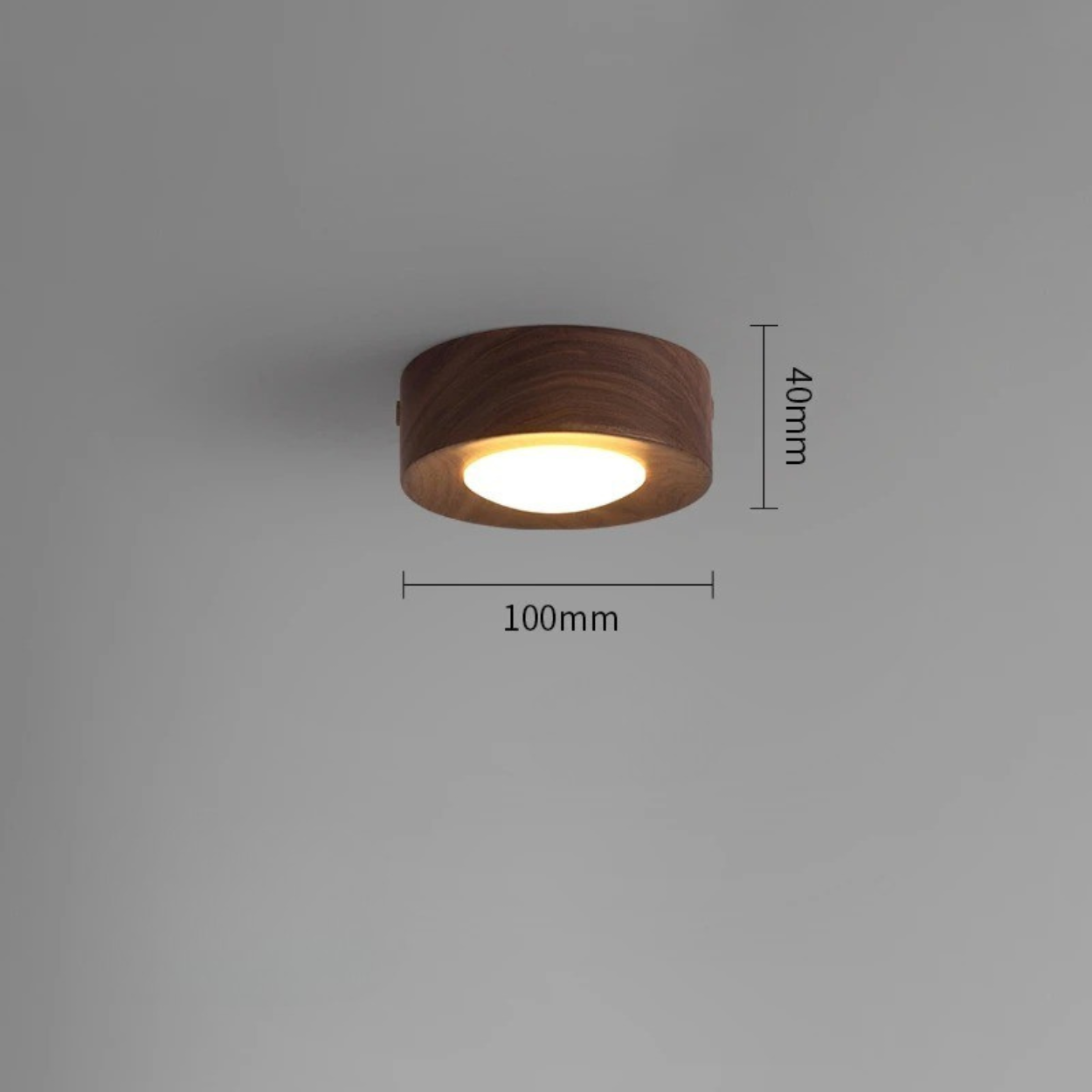Plafonnier En Bois - Sombre