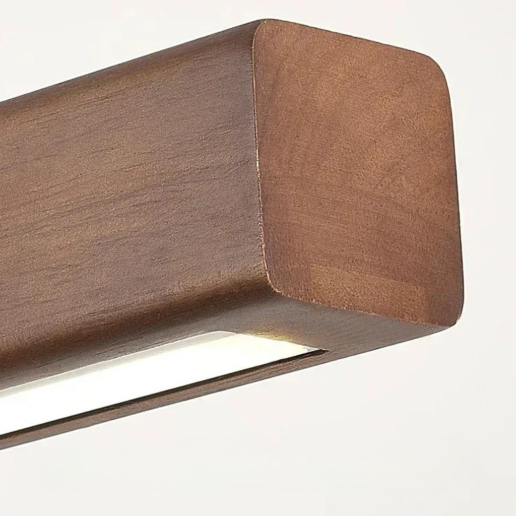 Luminaire Suspendue En Bois - 120cm