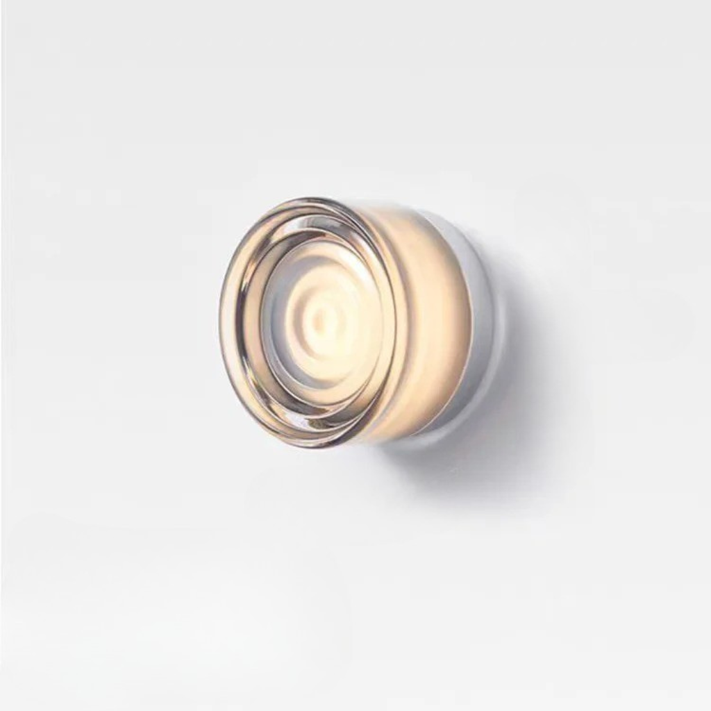 Colored Glass Wall Sconce Light Fixture - Ripple
