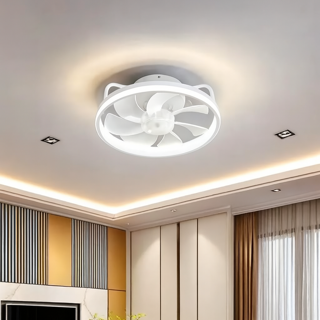 Luminaire Ventilateur Plafond - Blanc