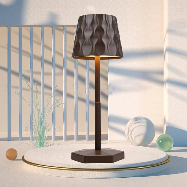 Lampe Sans Fil Cône Facetté