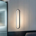 Luminaire Suspension Longue Ovale