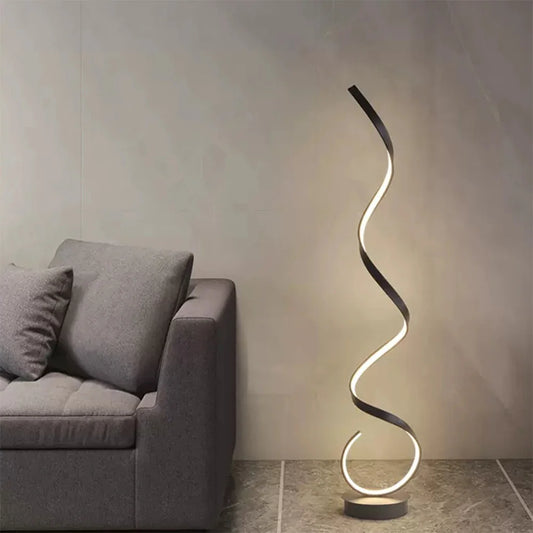 Luminaire Design Sur Pied - Noir