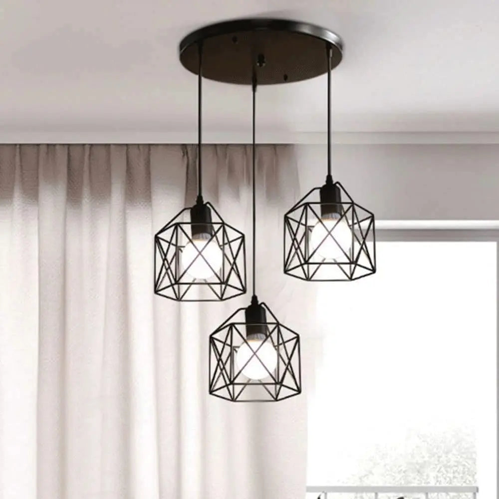 Suspension Luminaire 3 Tetes