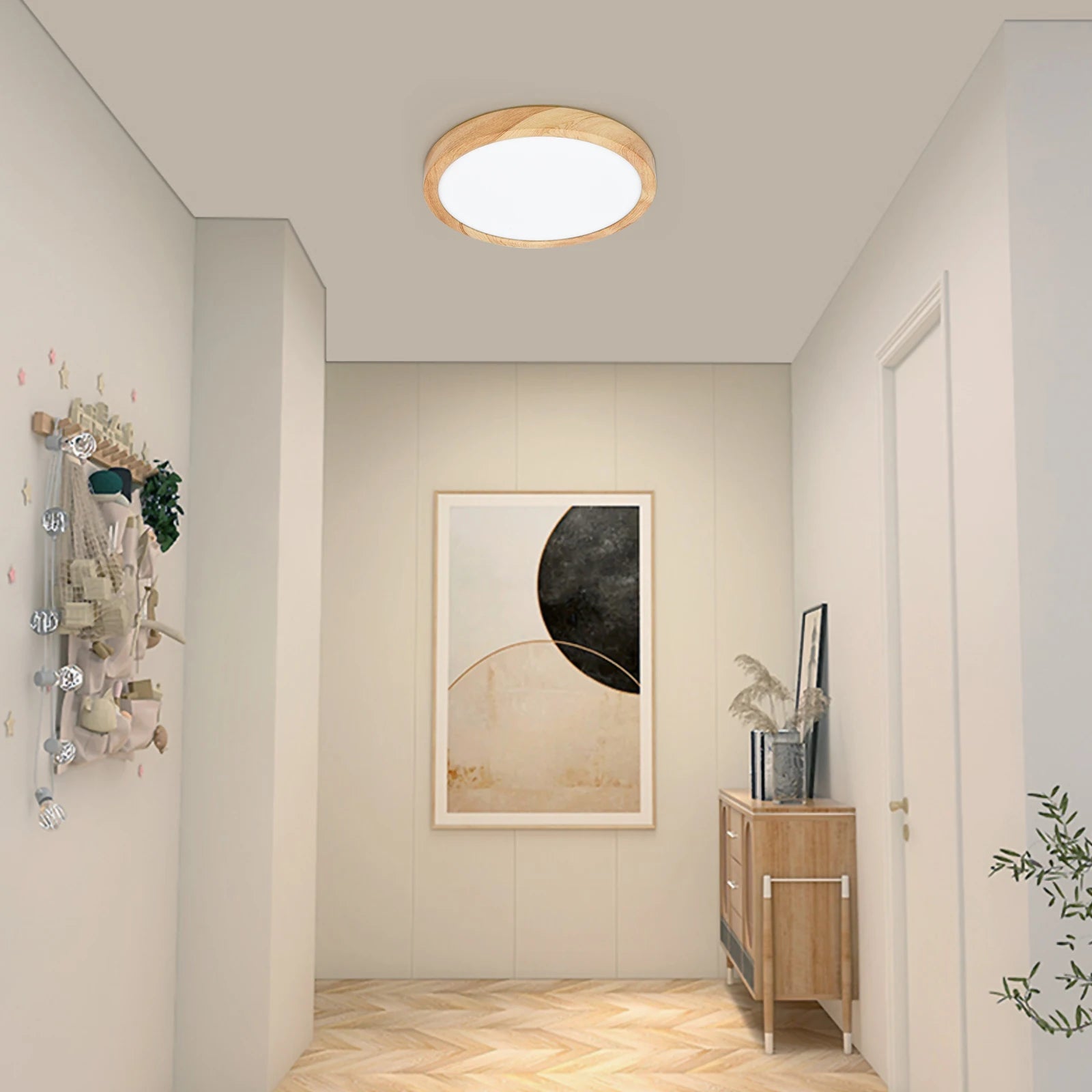 Luminaire Plafonnier Bois