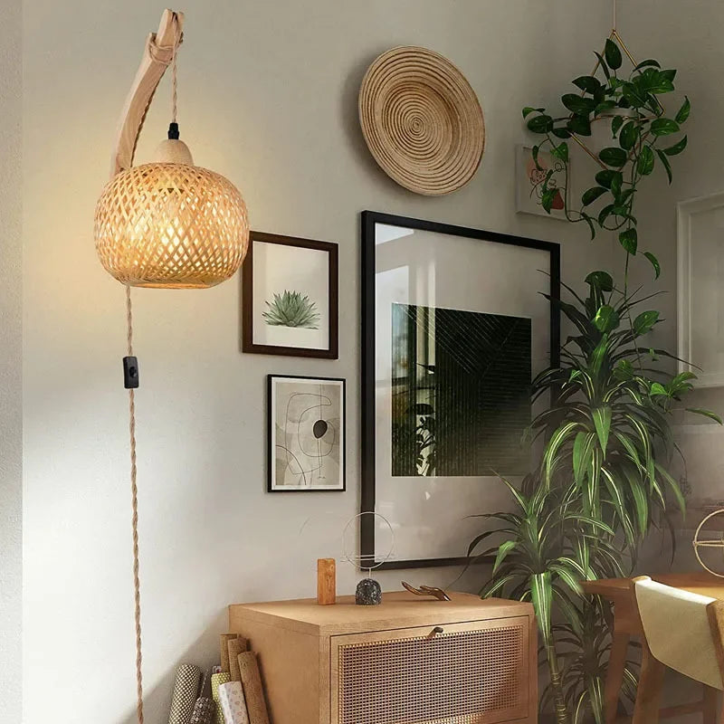 Bamboo Light Fixture