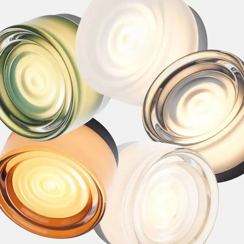 Colored Glass Wall Sconce Light Fixture - Ripple