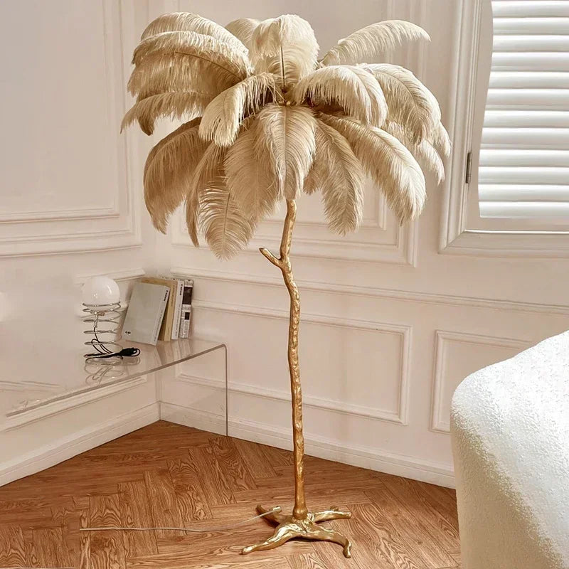 Luminaire Sur Pied - Arbre De Plumes