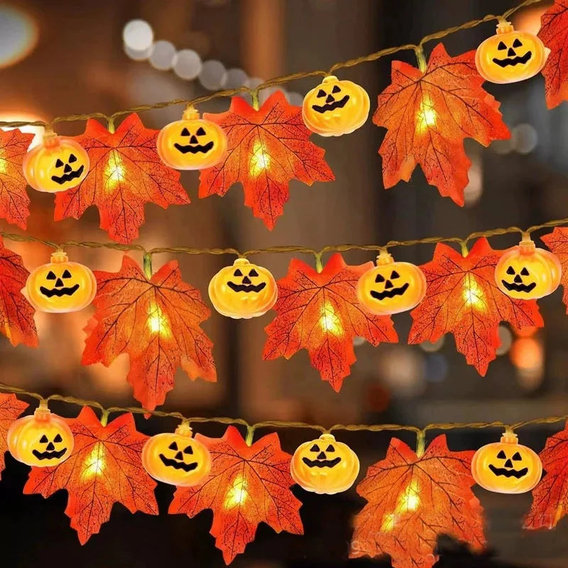 Guirlande Feuille Et Citrouille