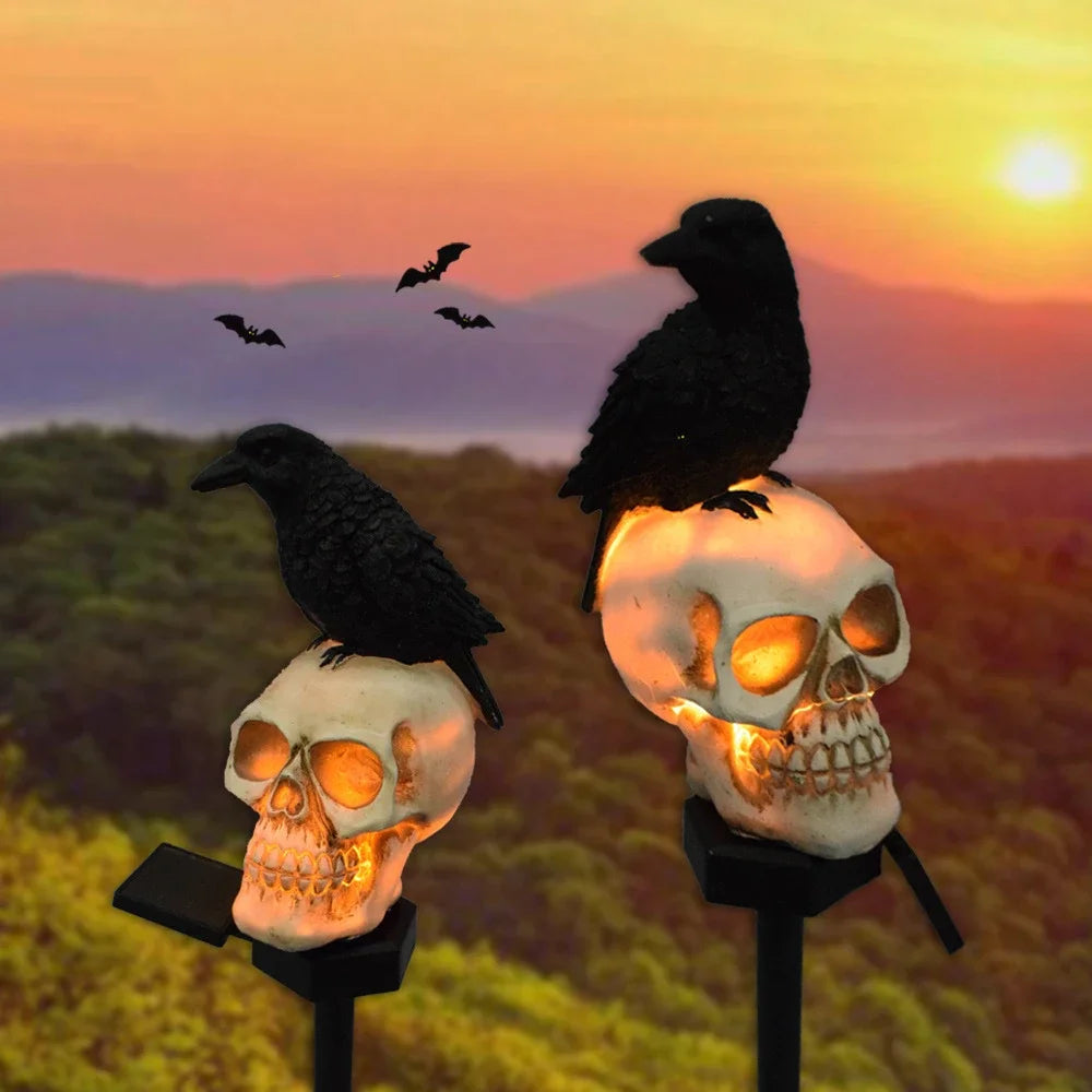 Lanterne Solaire Corbeau
