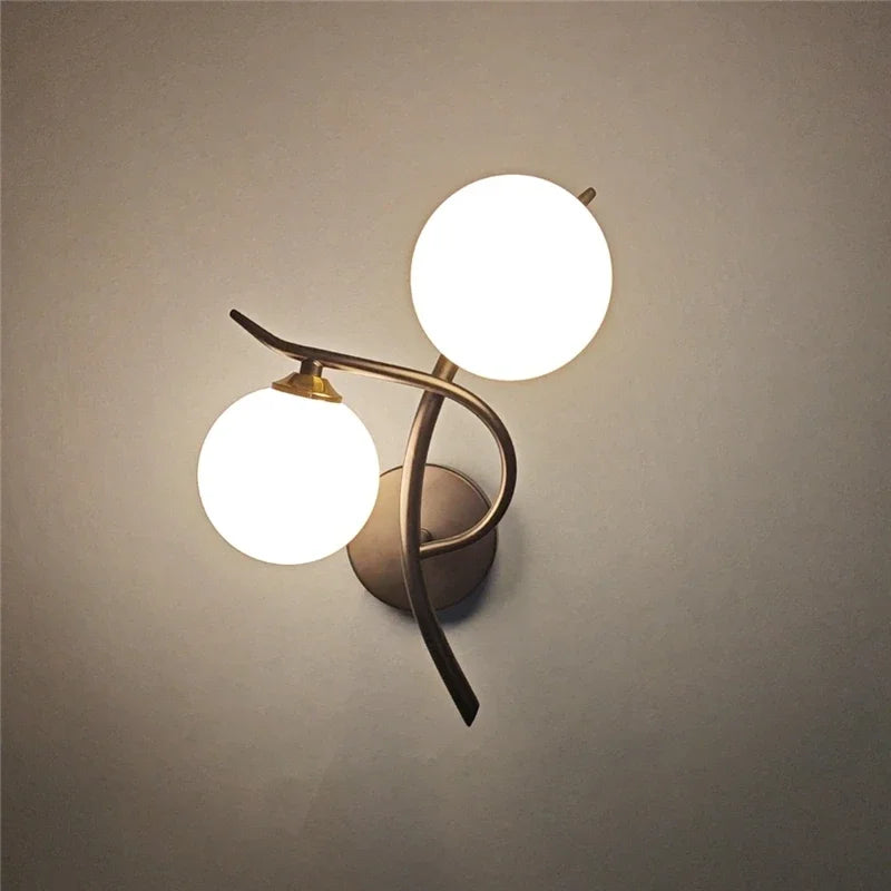 Luminaire Murales En Verre Design - Noir