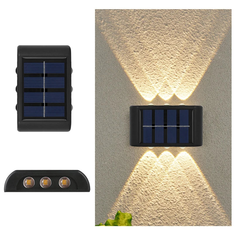 Outdoor Solar Wall Light - Warm White