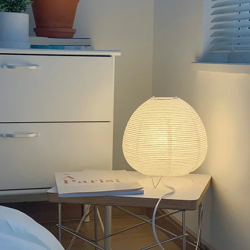Lampe De Chevet En Papier