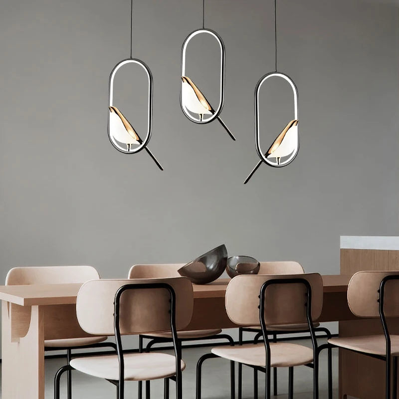 Suspension Luminaire Oiseau - Ovale