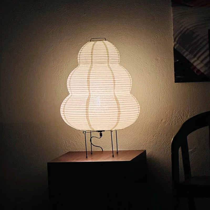 Lampe De Sol En Papier De Riz