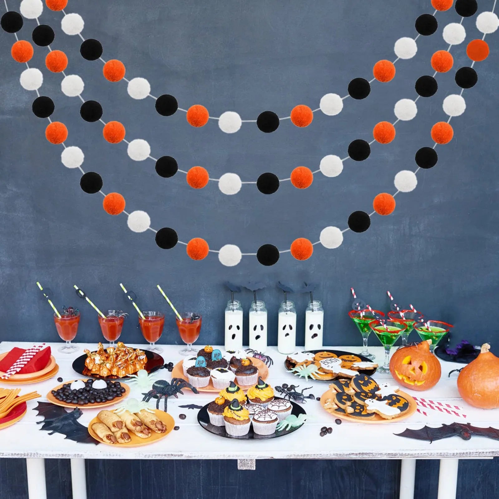 Guirlande Couleur Halloween - Lot x3