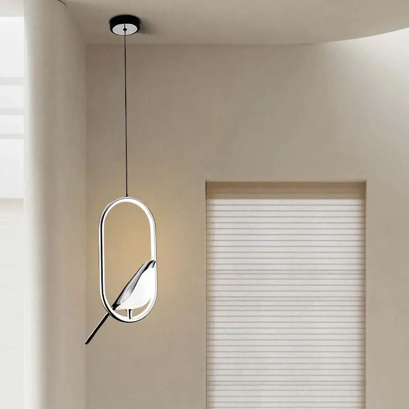Bird Pendant Light - Oval